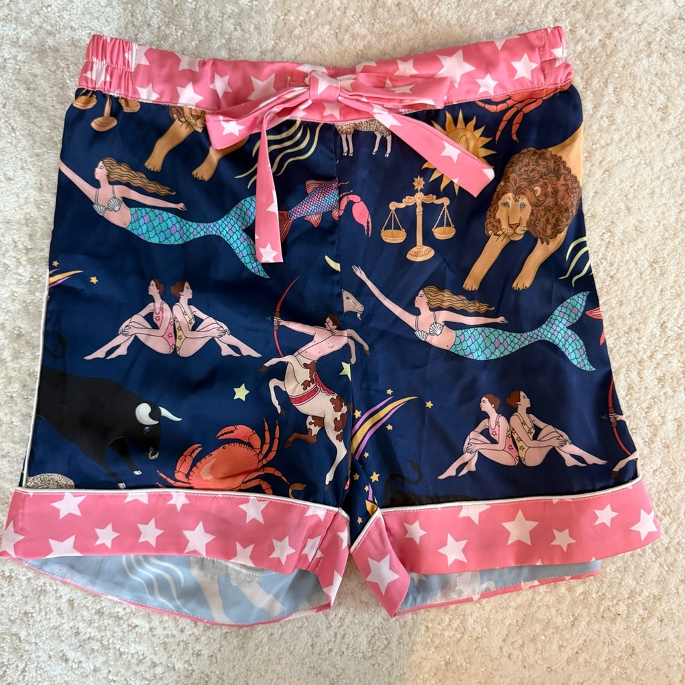 NWT Miss Sparkling Zodiac Pajama Set - Navy - Picture 2 of 7